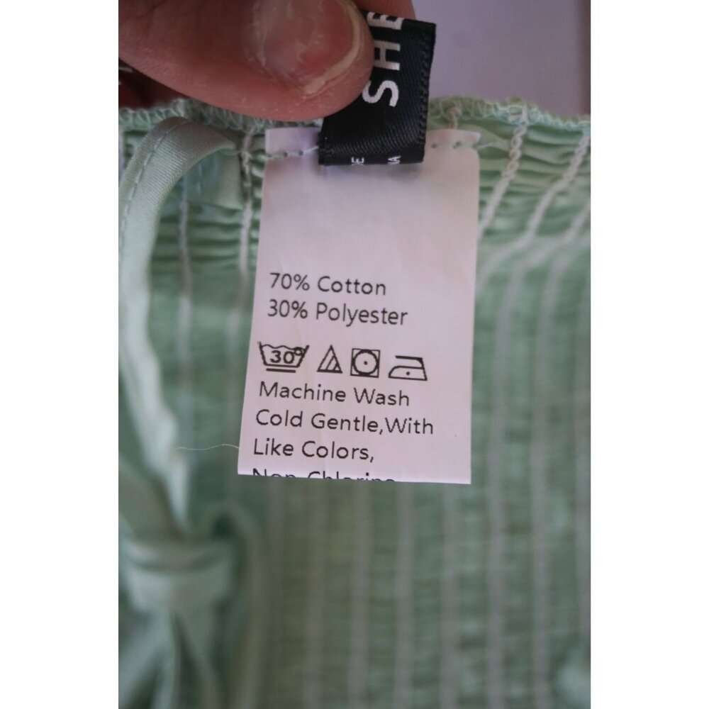 Shein Mint Green Backless Halter Top - Size XS - Picture 4 of 6